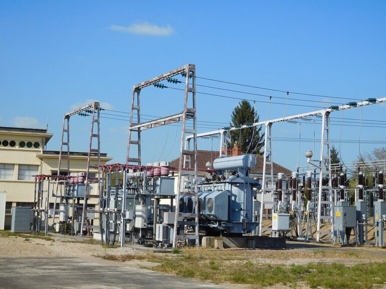 A power transformer at the Cosne-Cours-sur-Loire substation in France.